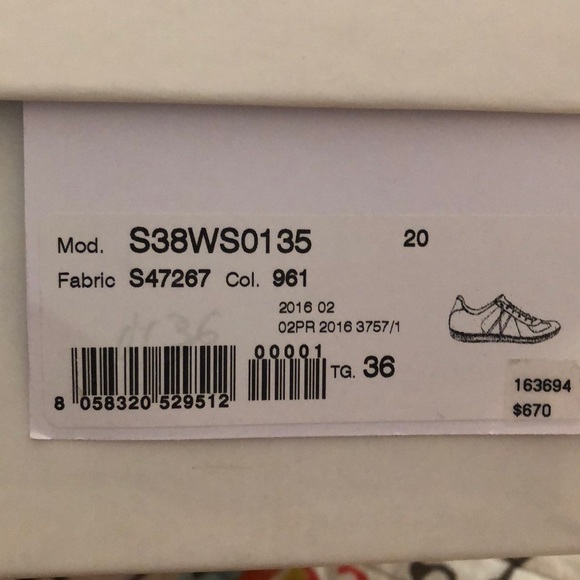 Maison Martin Margiela sneaks, 36, BNIB - Picture 8 of 8